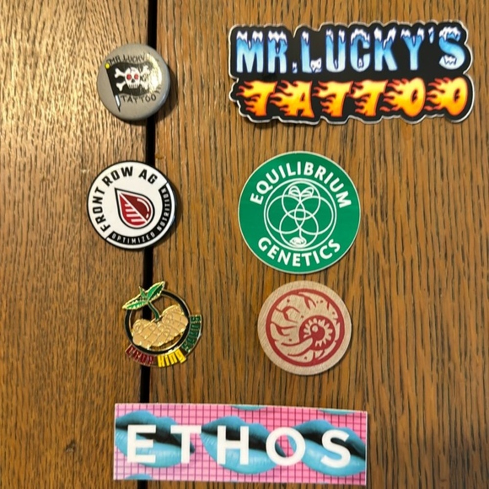 - Collector Pins and stickers